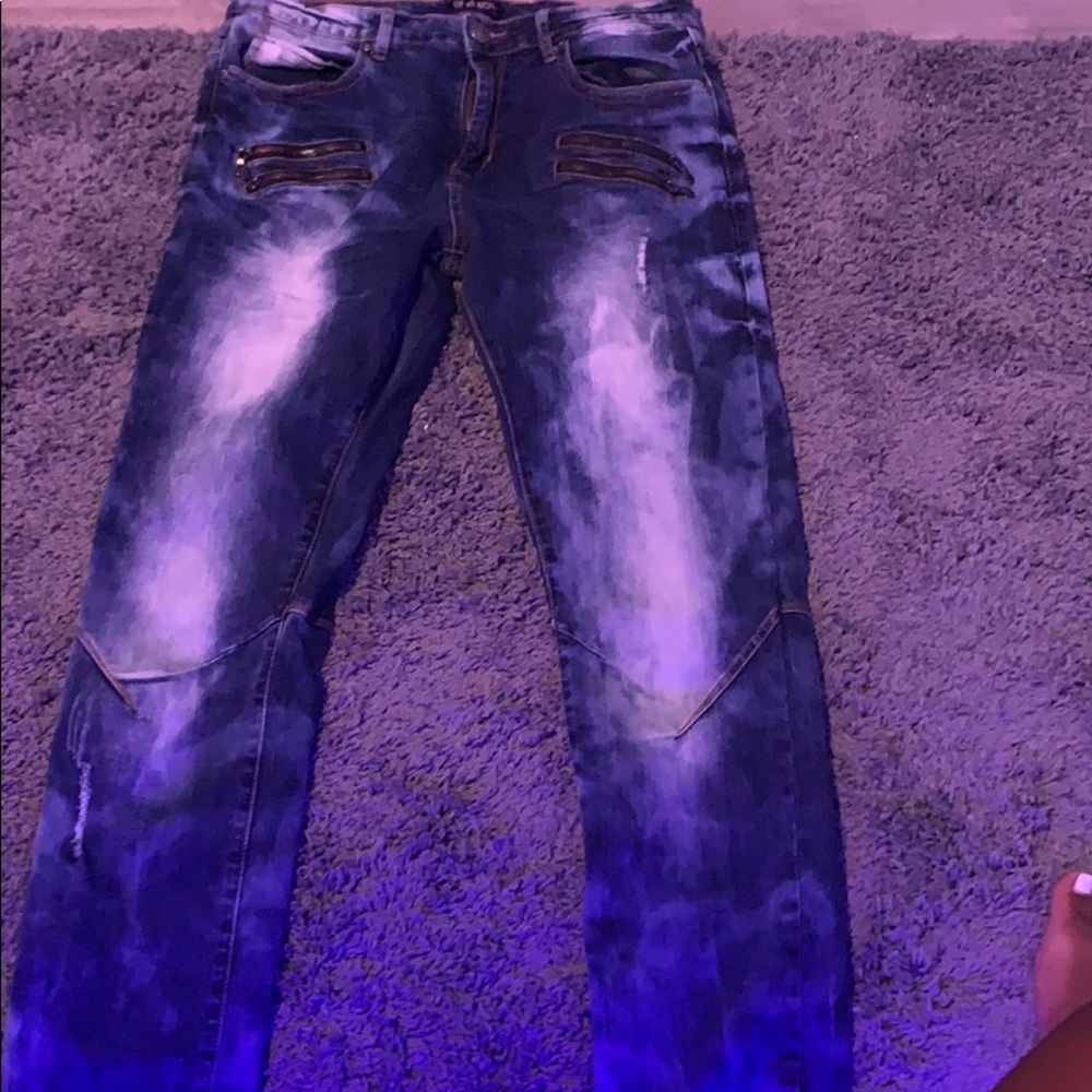 Slim Bleached Jeans